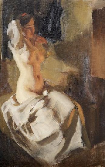Anders Zorn Nude in Fire Light oil painting picture